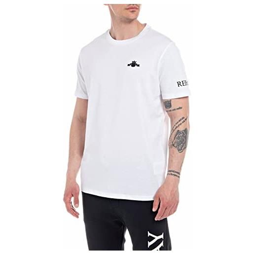 REPLAY m6472, t-shirt, uomo, optical white 001, m