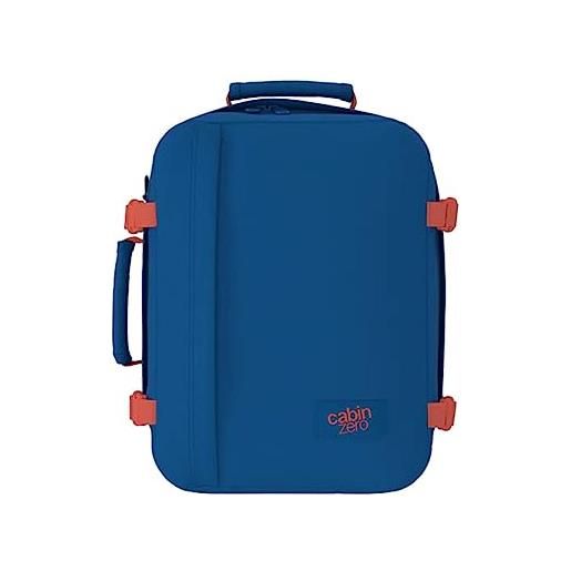 Cabinzero classic backpack 44l zaino, capri blue, 36x51x19 adulti unisex