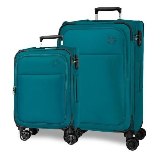 MOVOM atlanta set di valigie, taglia unica, verde, taglia unica, set di valigie
