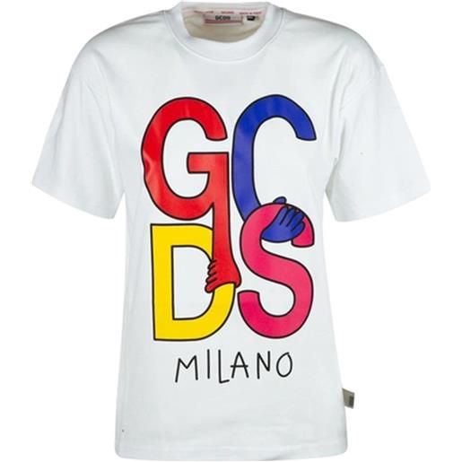 GCDS maglietta con logo in cotone gcds