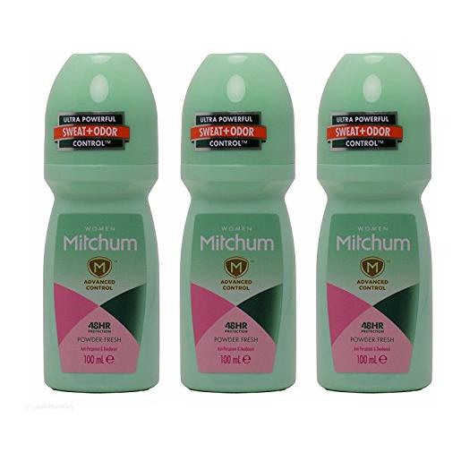 Mitchum advancedtm 48 ore antiperspirant & deodorante, 100 ml, 3 pezzi