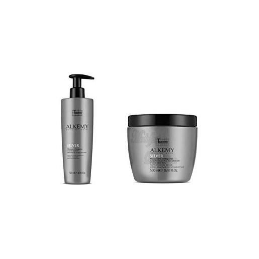 GENERICO kit silver shampoo + maschera antigiallo per capelli technique