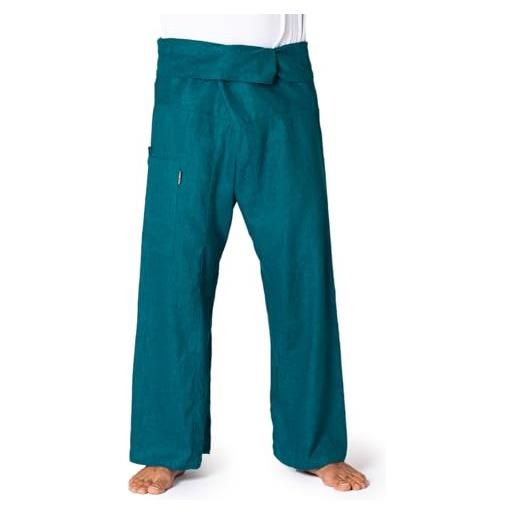 PANASIAM fisherman pants, hemp, olive green, l