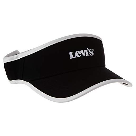 Levi's cap with a visor, black, one size unisex