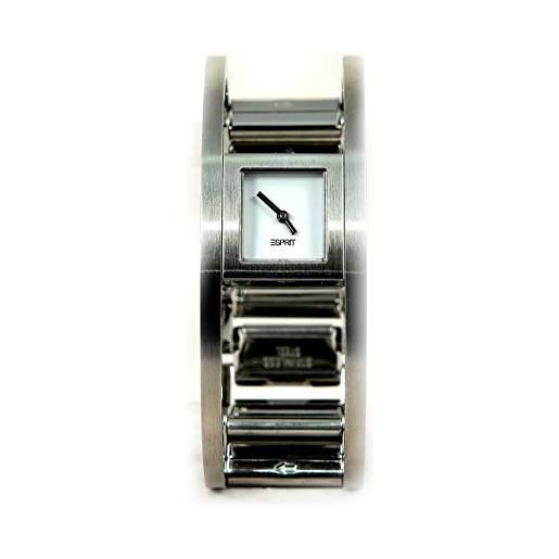 Michigan Apple Corp. Inc. orologio esprit cinturino in acciaio e quadrante bianco