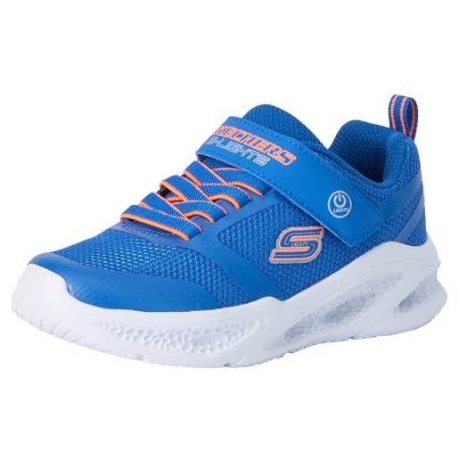 Skechers, sneaker bambini e ragazzi, giallo tessile sintetico nero blu tri, 27 eu