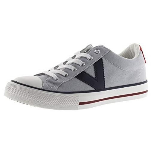 victoria 1065164-men sneaker tribu tela & contrasto a collo basso unisex adulto blanco 42