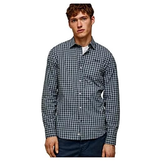 Pepe Jeans finley, camicia uomo, verde (forest green), s
