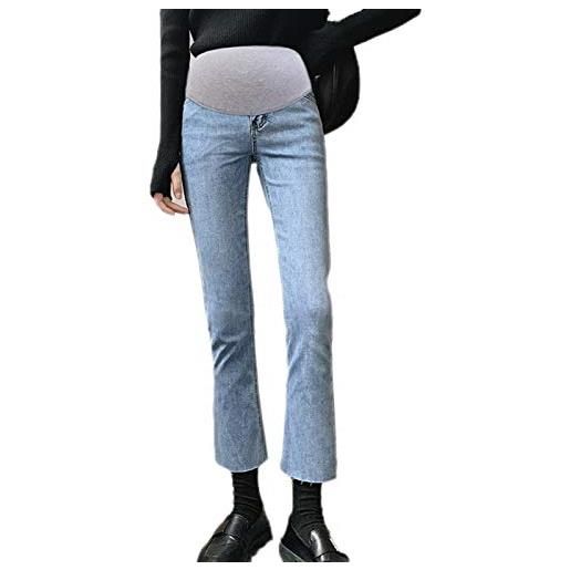 Each women jeans premaman donna sotto/sopra bump jeans premaman jeans elasticizzati skinny fit