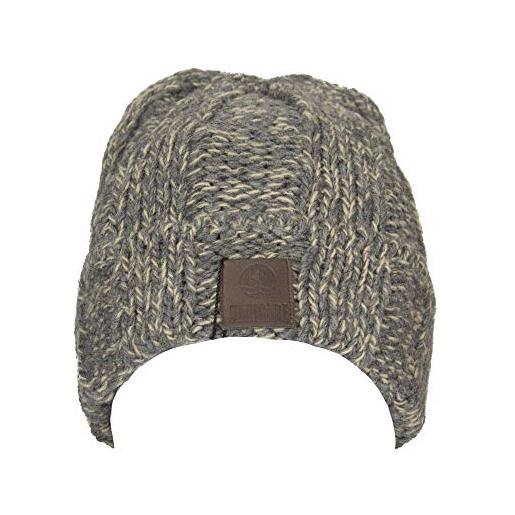 Navigare cappello berretto con risvolto articolo naca060 made in italy, melange, unica - one size