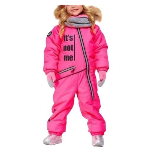 Surttan tute da sci bambine e ragazze completi brillare di notte snowsuit bambini set da sci tute completo da neve completo sci bambino tuta da sci bambino invernale antivento e impermeabile 1-15 anni