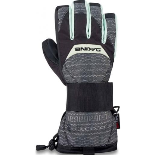 Dakine wristguard glove guanto con stecche snowboard gri decori donna