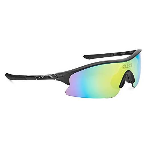 Spiuk sportline - occhiali per bambini frisbee, unisex - adulto, nero, taglia unica