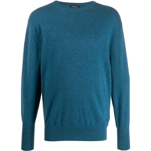 N.Peal maglione a girocollo - blu