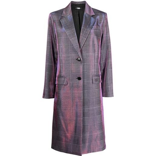 Karl Lagerfeld trench monopetto - rosa