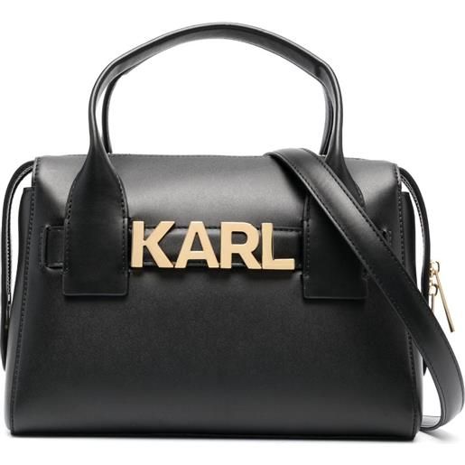 Karl Lagerfeld borsa tote k/letters piccola - nero