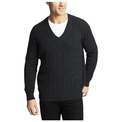 Generic maglione da uomo con scollo a v in lana leggera