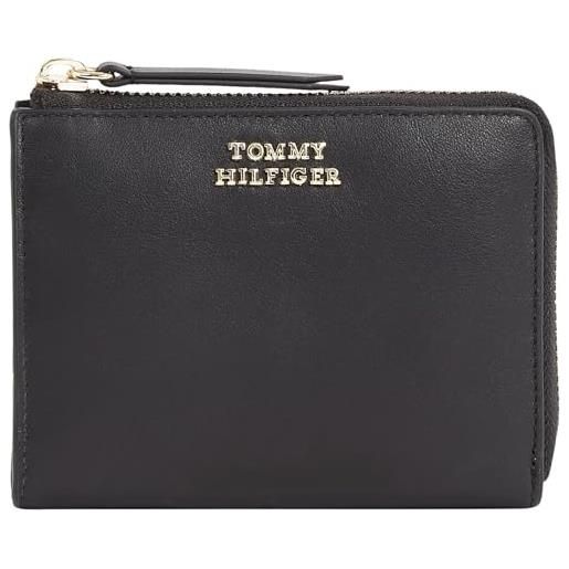 Tommy Hilfiger portafogli donna piccolo, nero (black), taglia unica