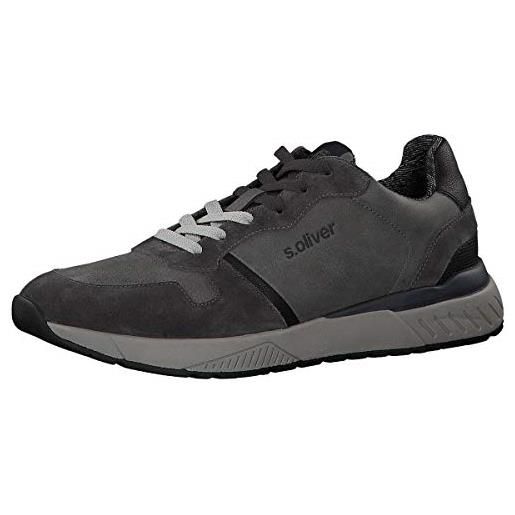 s.Oliver 5-5-13607-33, scarpe da ginnastica basse uomo, grigio (grey 200), 44 eu