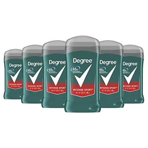 Degree Men 6 deodoranti da uomo, intense sport/uomo, dagli stati uniti