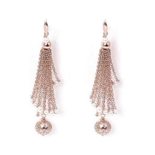 Boccadamo orecchini donna in argento 925 e perle swarovski
