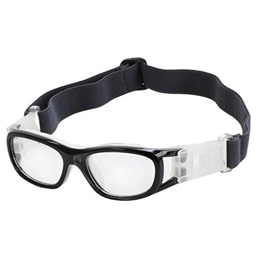 Top of top store occhiali sportivi bambini bambini basket calcio ciclismo occhiali pc lente protettiva in morbido gel eye occhiali, black