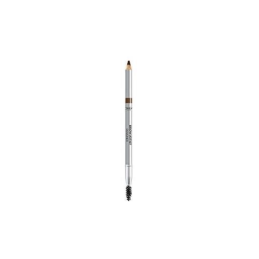 L'Oréal Paris brow artist designer matita sopracciglia, 303 deep brown