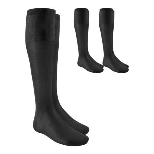 DUBLO calze lunghe uomo in cotone soft art. 439s (3pz) - 12, nero