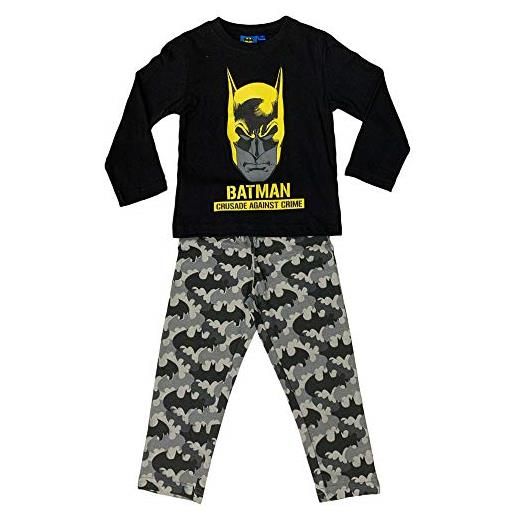SUN CITY pigiama ufficiale dc comics batman in cotone maniche lunghe bambino 3434