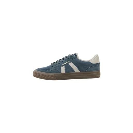 JACK & JONES jfwmorden nubuck special, scarpe da ginnastica uomo, darkest spruce detail moonbeam, 43 eu