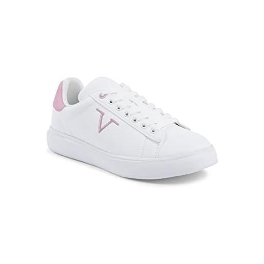 19V69 ITALIA womens sneaker multicolor snk 004 w white pink