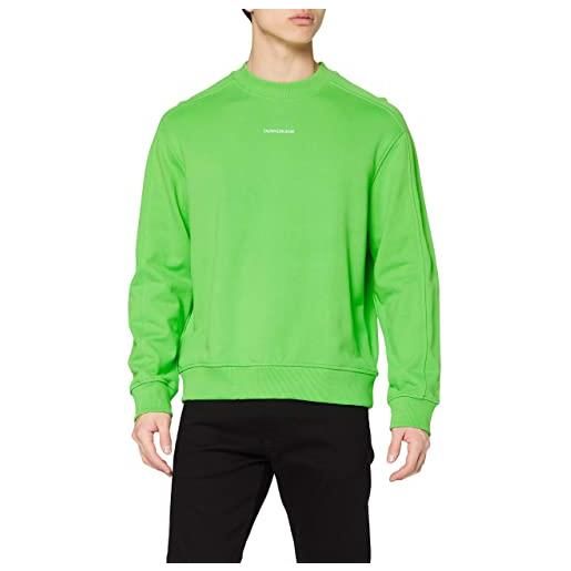 Calvin Klein Jeans unisex micro branding cn, acid green, l uomo