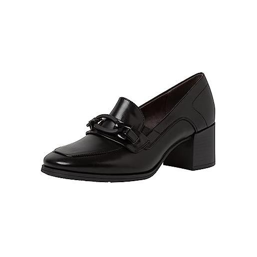 Jana softline 8-24470-41-scarpe comode, con catena, stile classico business, scarpe décolleté donna, nero, 39 eu larga