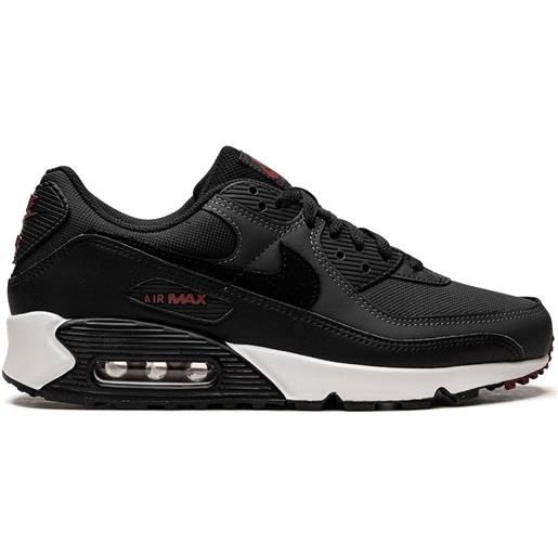 Nike sneakers air max 90 anthracite team red - nero