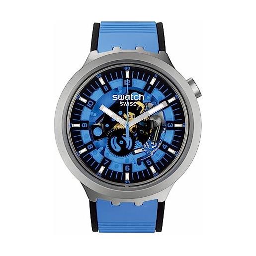 Swatch orologio azure blue daze collezione big bold irony sb07s106
