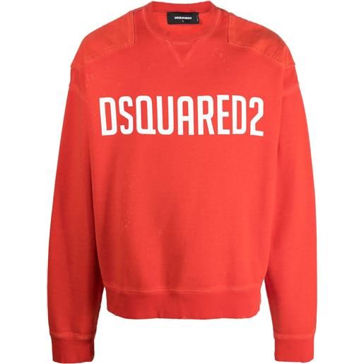 Dsquared2 maglione con stampa - rosso