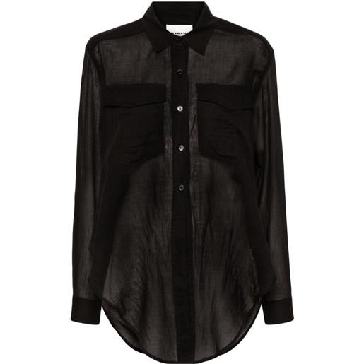 MARANT ÉTOILE camicia nath - nero