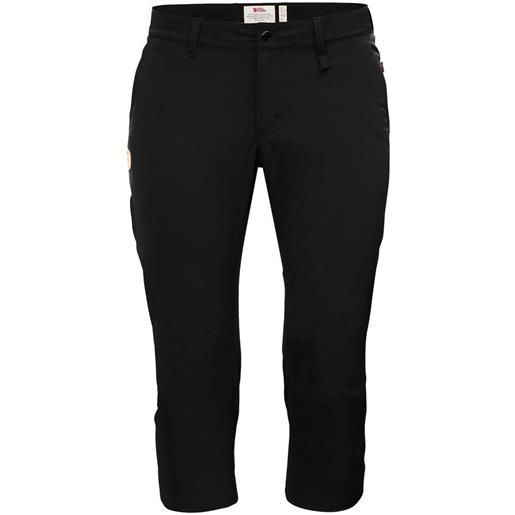 Fjällräven abisko capri pants nero 38 donna