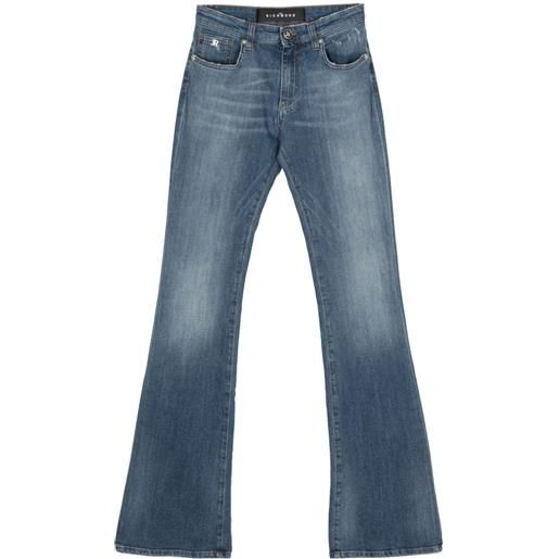 John Richmond jeans cher svasati a vita media - blu
