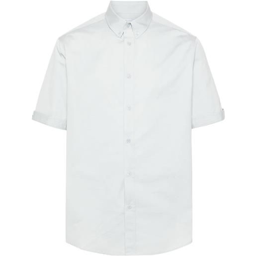 Off-White camicia con ricamo - grigio