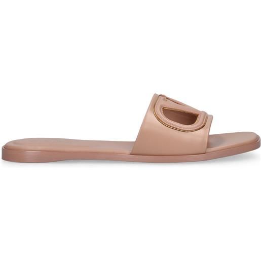 VALENTINO GARAVANI sandali v logo in pelle