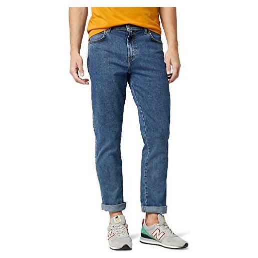 Wrangler texas jeans, coalblue stone, 32w / 34l uomo