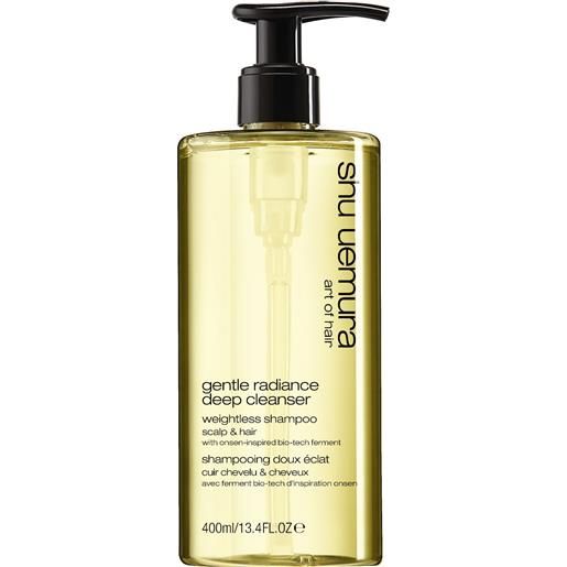 SHU UEMURA gentle radiance weightless shampoo 400ml shampoo illuminante
