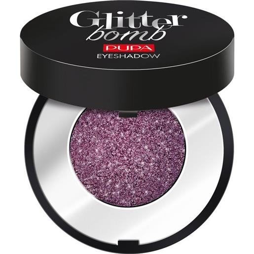 Pupa glitter bomb eyeshadow ombretto compatto 008 frozen violet