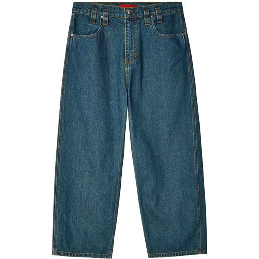 Eckhaus Latta jeans a gamba ampia - blu