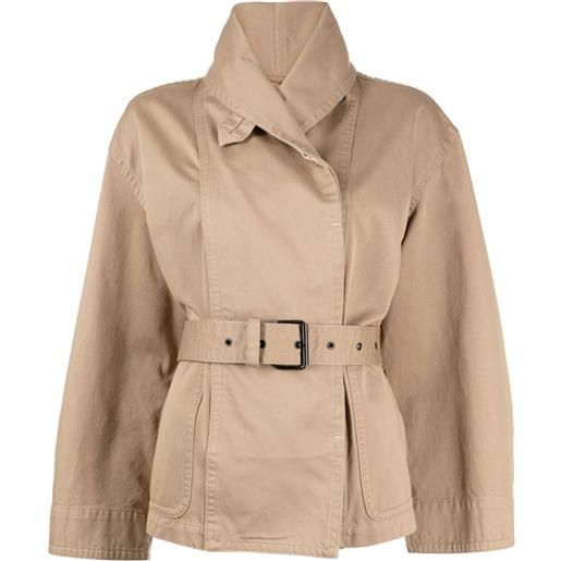 MARANT ÉTOILE giacca con cintura - marrone