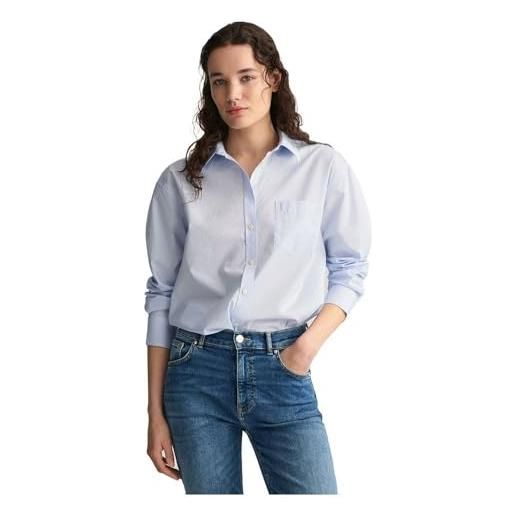 GANT rel poplin shirt, camicia elegante donna, bianco ( white ), 40