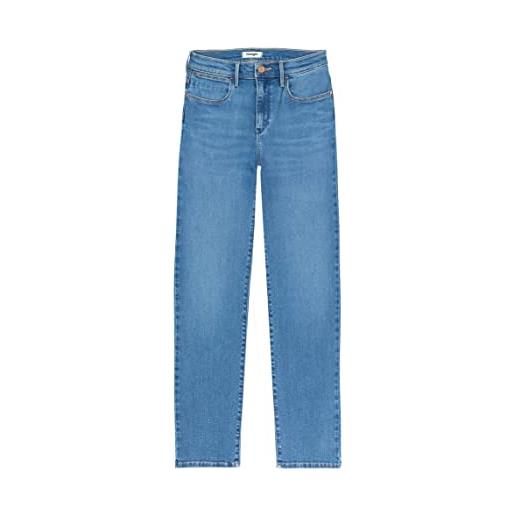 Wrangler straight aurelia jeans, yellow, w38 / l32 donna