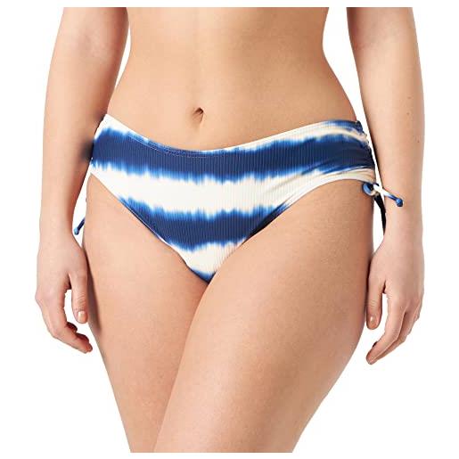 Triumph summer fizz midi pt, parte inferiore del bikini, donna, blu (dark combination), 44