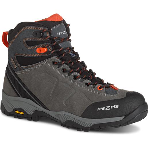 TREZETA drift wp dark grey / orange scarpe trekking uomo classic comfort con intersuola rubber